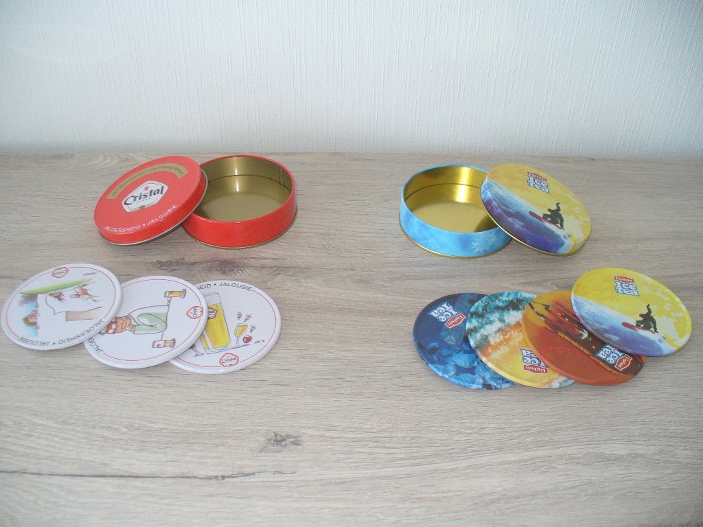 Onderzetters Cristal + Ice Tea, Enlèvement ou Envoi, Comme neuf