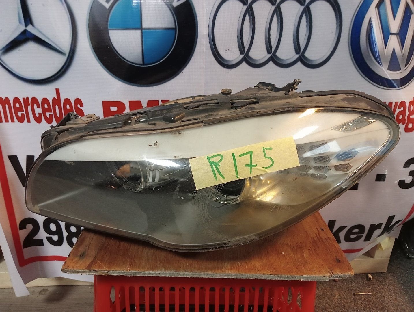 BMW 5 SERIE F10 F11 XENON LED KOPLAMP Links 7203245 ORIGINE, Auto-onderdelen, Gebruikt, -, -, Ophalen of Verzenden