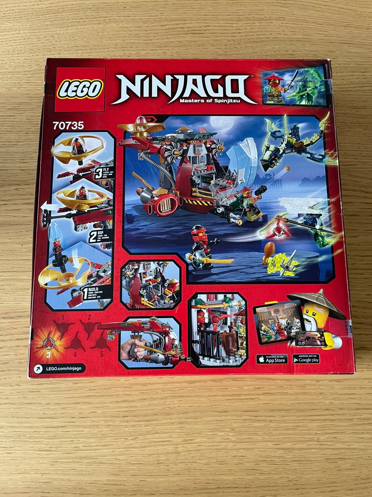 LEGO Ninjago 70735 Masters Of Spinjitzu, Verzenden, Lego, Zo goed als nieuw, Compleet