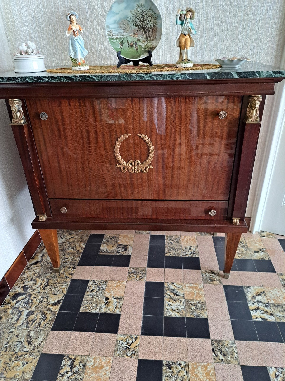 Empire stijl kastje, Antiek en Kunst, Ophalen