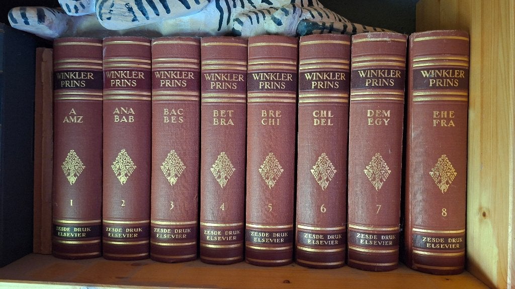 encyclopaedie winkler prins zesde druk, Série complète, Enlèvement, Winkler Prins, Général