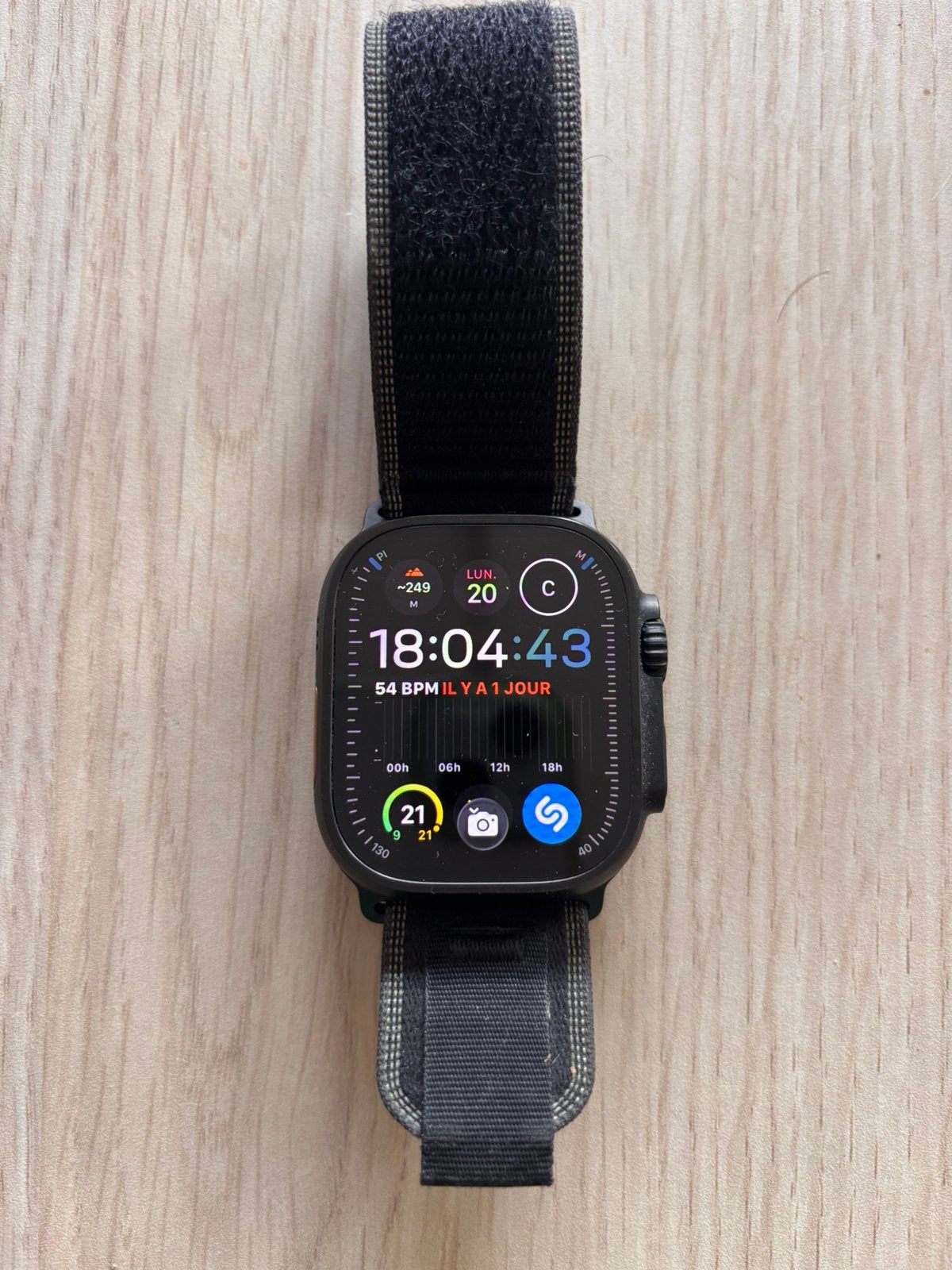 Apple watch Ultra 3 Black Titanium, Enlèvement, État, Comme neuf, IOS