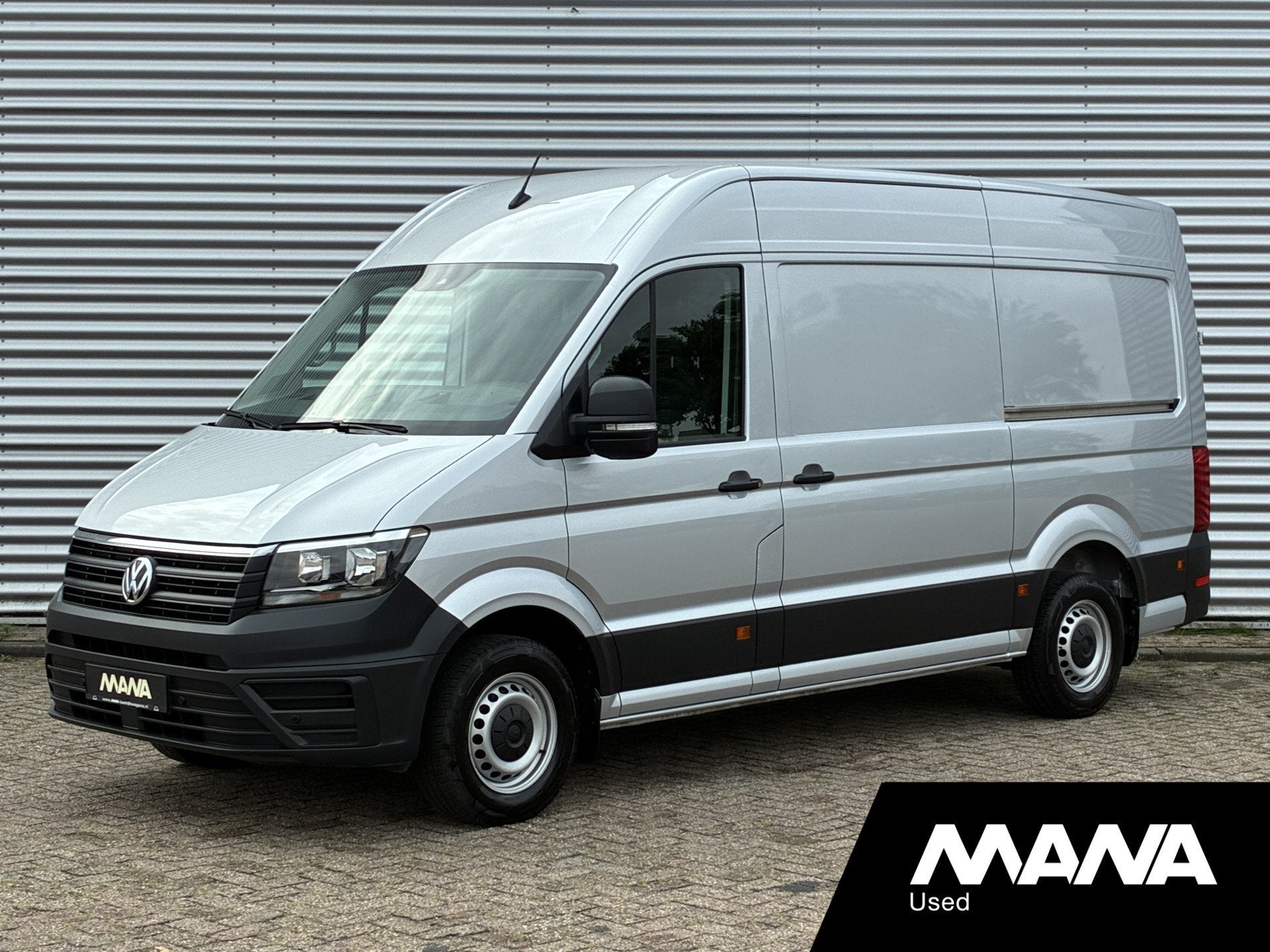 Volkswagen Crafter 35 2.0 TDI L3H3 177pk Automaat Dubbele sc, Autos, 177 ch, Argent ou Gris, Achat, Capteur de stationnement