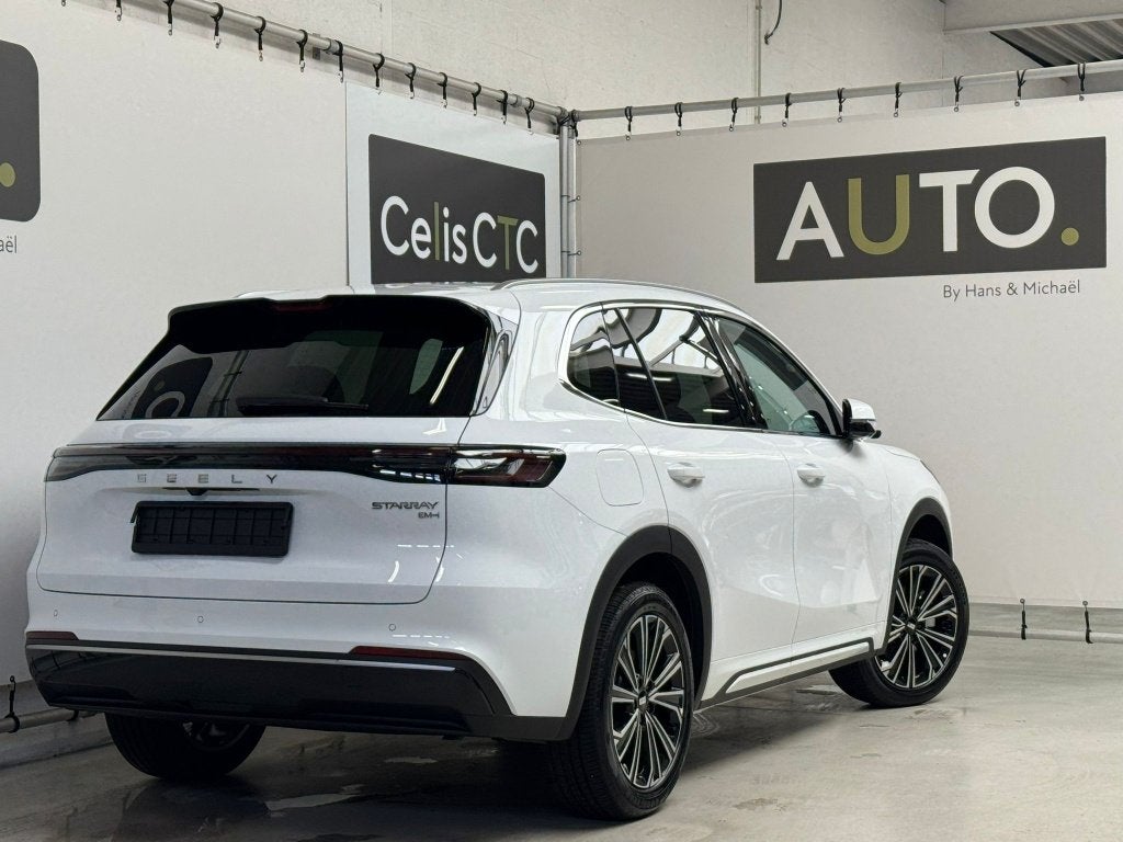 Geely Starray EM-i Max+ TOPUITVOERING – 29,8 kWh – 136 KM EL, Auto's, Overige Auto's, Dealer onderhouden, Wit, Leder, 5 zetels