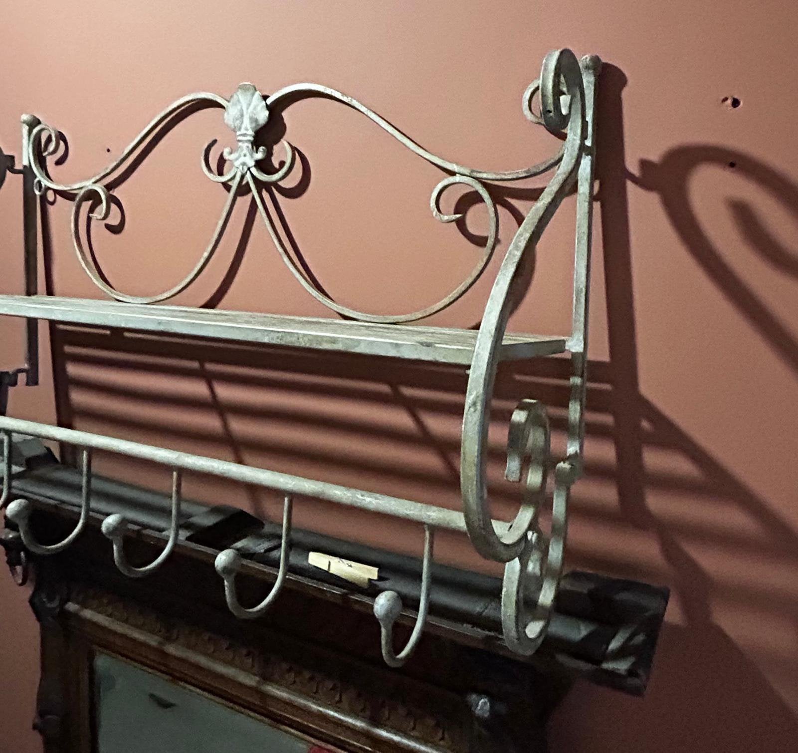 Porte-manteau avec étagère à chapeaux, Moins de 100 cm, Enlèvement, Utilisé, Autres types