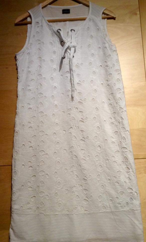 Robe blanche Sixth Sense S, Vêtements | Femmes, Taille 38/40 (M), Enlèvement ou Envoi, Comme neuf, Longueur genou
