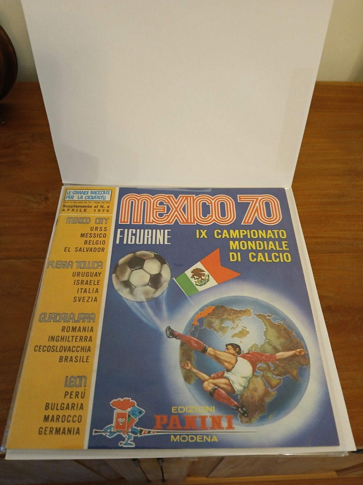 panini album vide neuf mexico 1970, Enlèvement ou Envoi, Neuf, Plusieurs autocollants