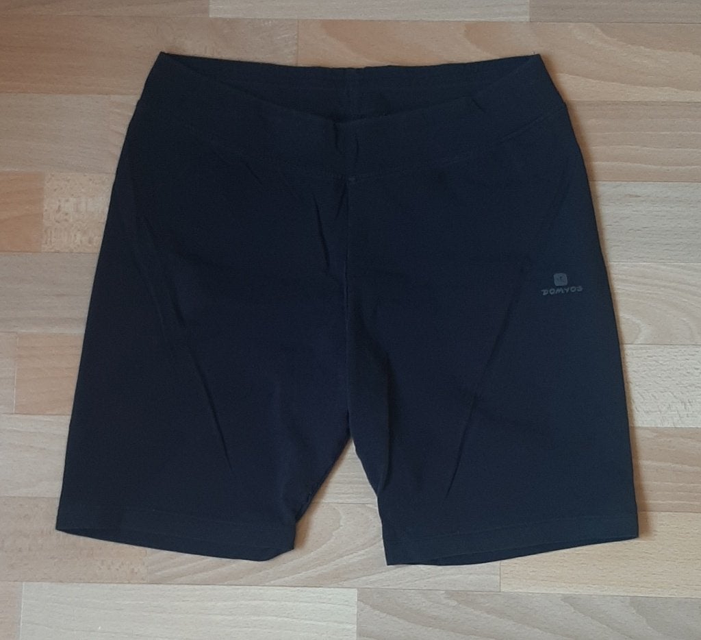 Domyos korte sportbroek, Kleding | Dames, Maat 38/40 (M), Verzenden, Zwart, Gedragen