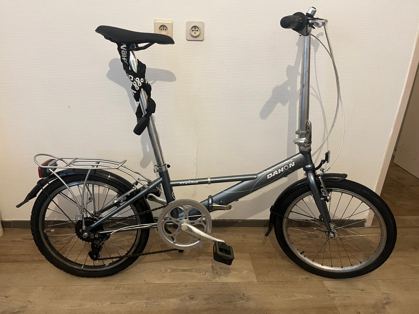 Btwin tilt 500 vouwfiets herzien, Fietsen en Brommers, Ophalen, Gebruikt, Velgrem, Versnellingen