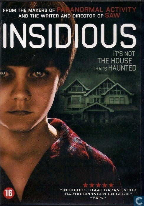 DVD #24 - INSIDIOUS (1 disc edition), Cd's en Dvd's, Dvd's | Thrillers en Misdaad, Horror, Nederlands, Ophalen of Verzenden, Gebruikt