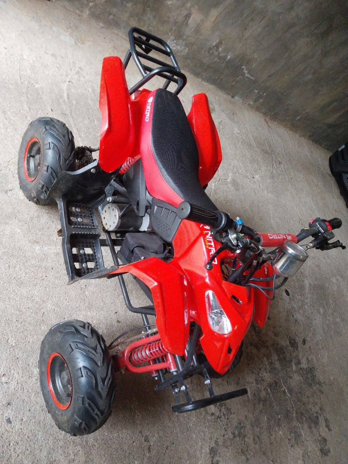 Elektrische quad, Ophalen