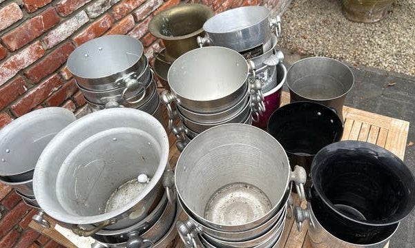 Champagnekoelers 35 stuks, Ophalen, Gebruikt, Gebruiksvoorwerp