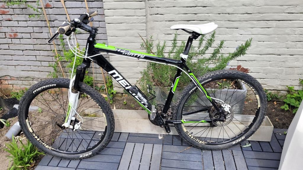 Mountainbike Merida 110 mats TFS     maat 20" of 50cm, Fietsen en Brommers, Gebruikt, Vering, 49 tot 53 cm, Ophalen