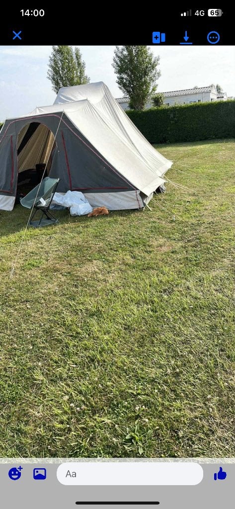 tent cabanon, Caravanes & Camping, Tentes, Enlèvement, Utilisé, Jusqu'à 4