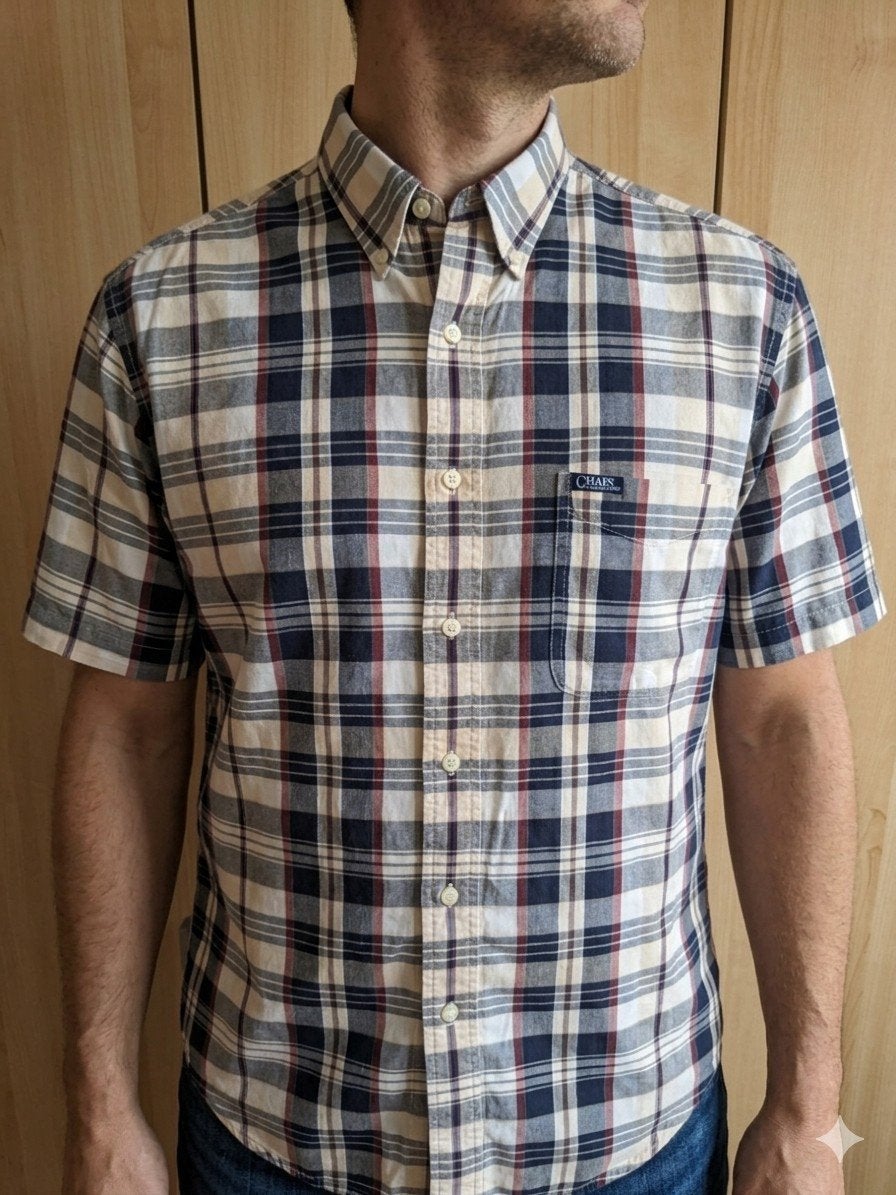 Chemise vintage chaps Ralph Lauren taille M, Enlèvement ou Envoi, Autres couleurs, Comme neuf, Tour de cou 39/40 (M)