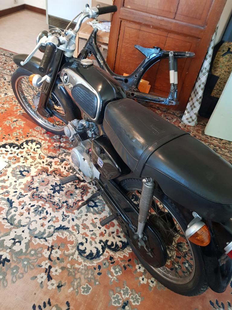 Honda S 50 van 1967., Fietsen en Brommers, Ophalen