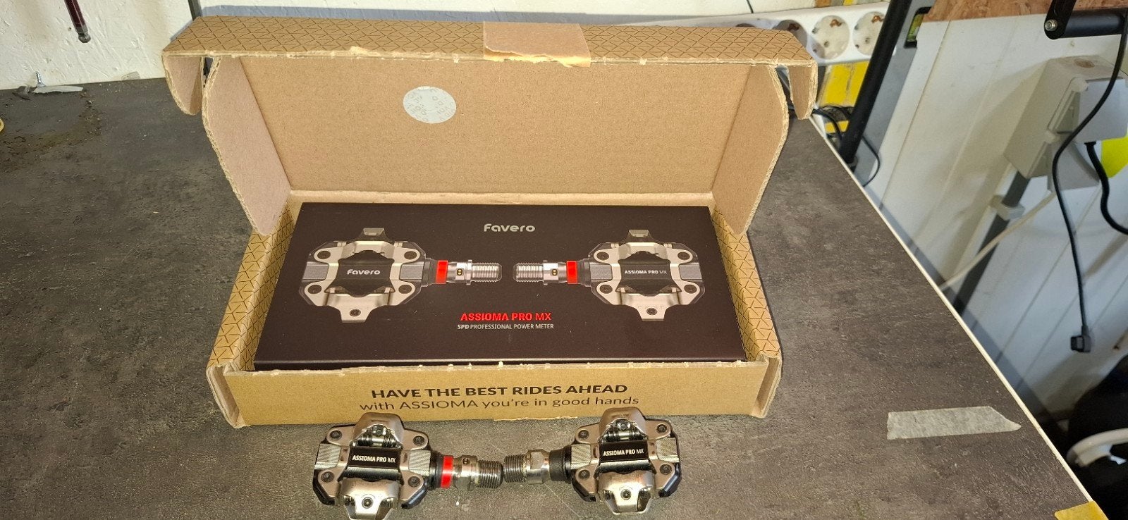 Favero Assioma MX SPD powerpedaal links, Fietsen en Brommers, Overige typen, Mountainbike, Ophalen of Verzenden, Zo goed als nieuw