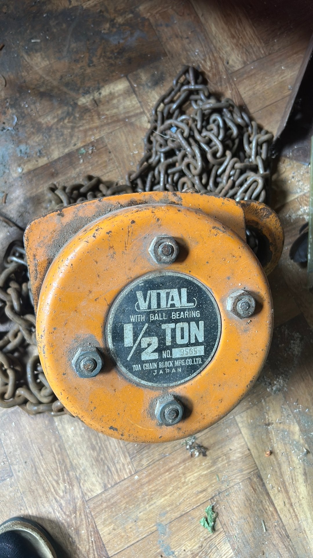 Handtakel Vital 500kg, Doe-het-zelf en Bouw, Lieren en Takels, Ophalen, Gebruikt, Handmatig