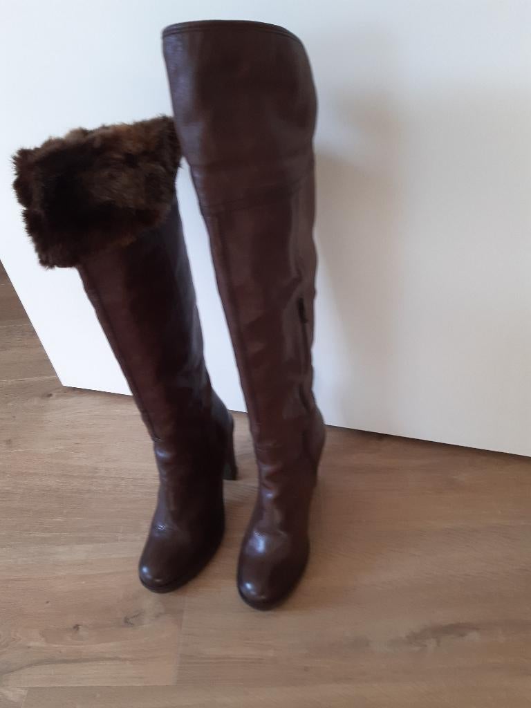 Laarzen  te koop, Ophalen, Hoge laarzen, Bruin, Terre Bleue
