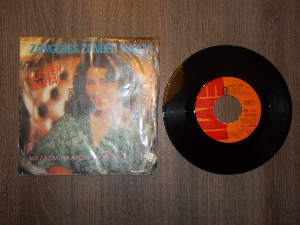 Zangeres zonder naam - Luister Anita, Ophalen of Verzenden, Gebruikt, 7 inch, Levenslied of Smartlap