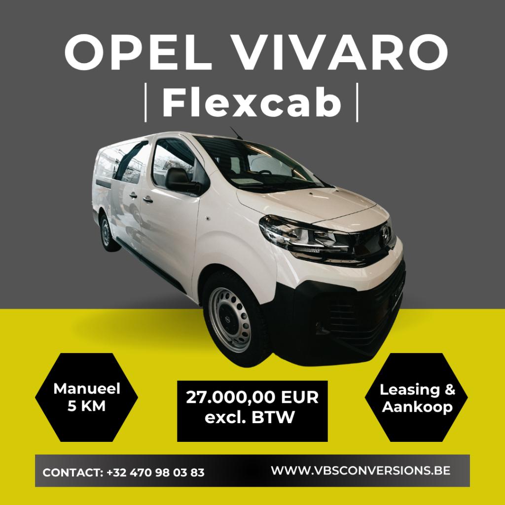 Opel Vivaro en stock – L2, L3 & Flexcab – dispo immédiate, Euro 6, Entreprise, Noir, 5 portes