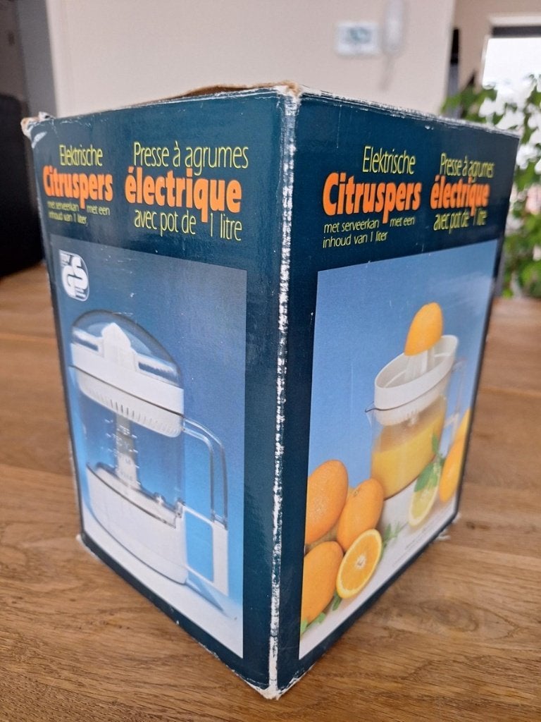 Elektrische citruspers, Electroménager, Enlèvement ou Envoi, Comme neuf, Électrique, Presse-agrume