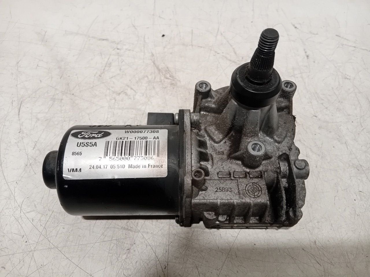 Ruitenwissermotor voor Ford Transit, Onderdelen@venauto.nl, Van der Ven Autorecycling B.V., Gebruikt, Ettenseweg 76, 4706 PB Roosendaal, The Netherlands