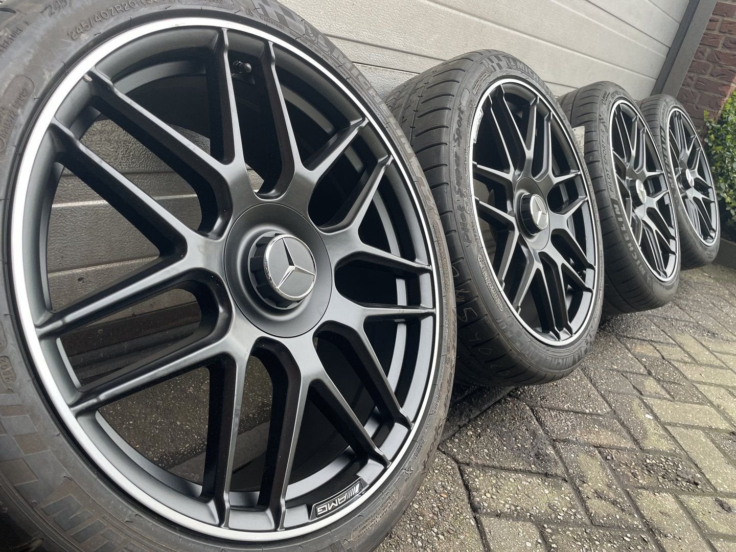 20" Mercedes AMG CLE klasse 300 E 450 200 220 C C43 velgen, 245 mm, -, -, Banden en Velgen