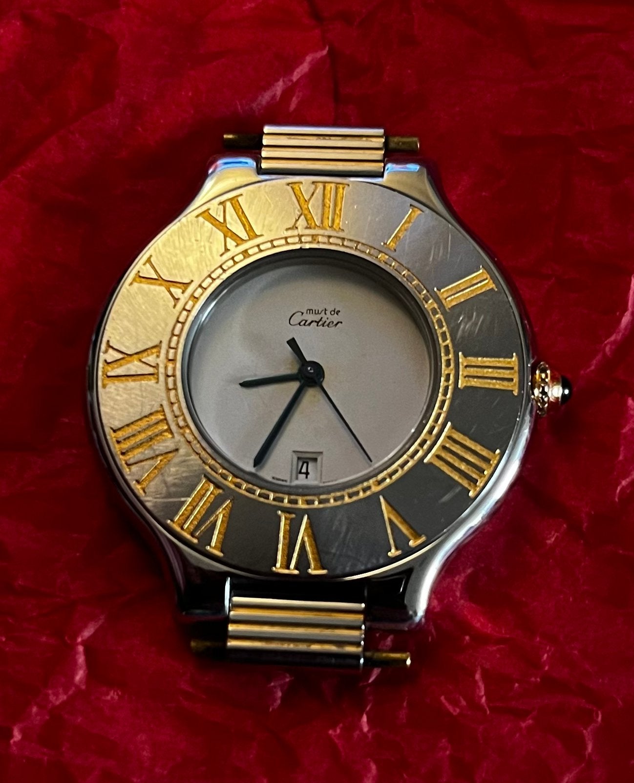 Cartier Must 21, Bijoux, Sacs & Beauté, Montre-bracelet, Autres marques, Enlèvement ou Envoi, Acier