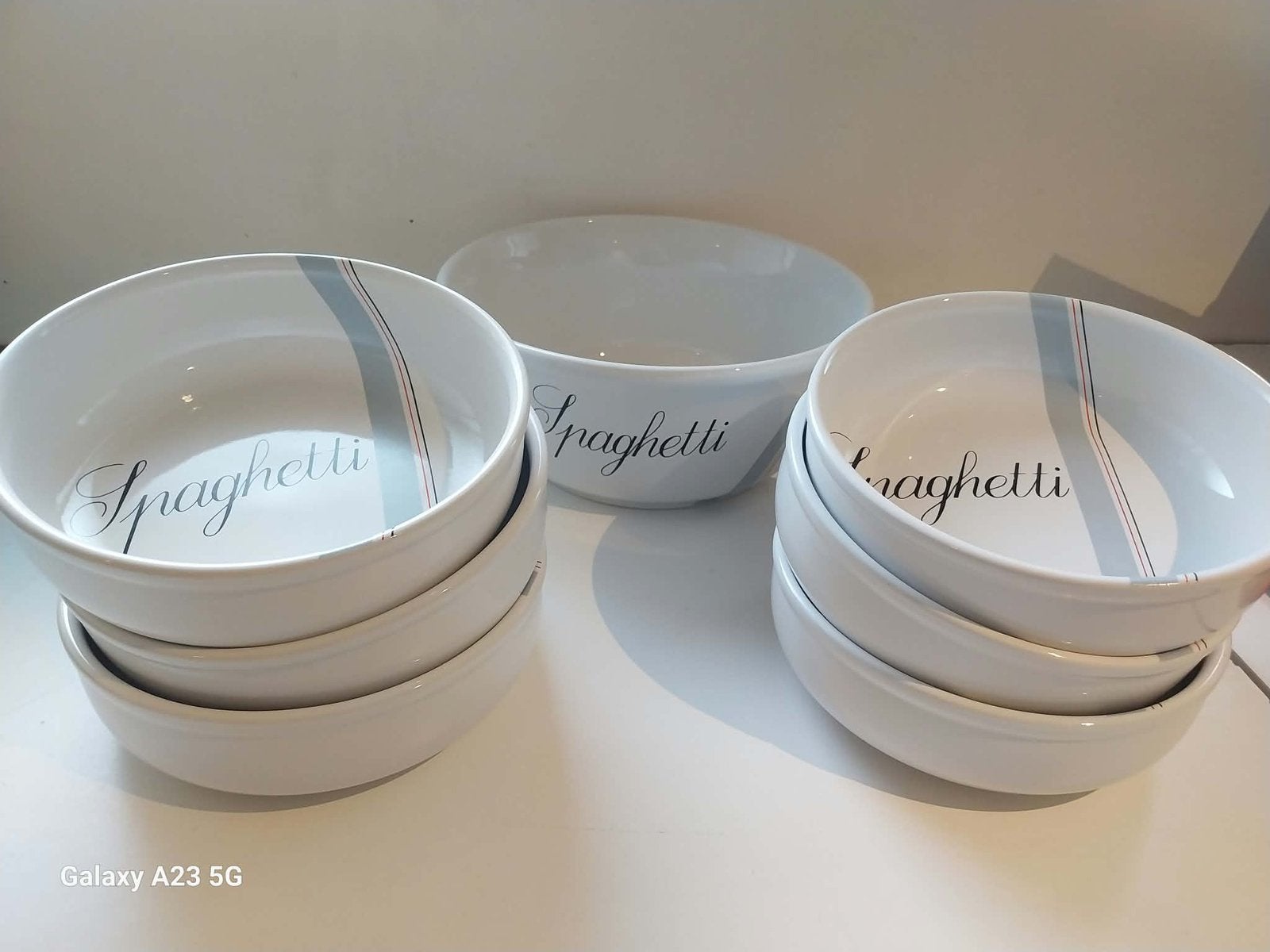 Service à spaghetti, Maison & Meubles, Enlèvement ou Envoi, Comme neuf, Moderne, Service complet