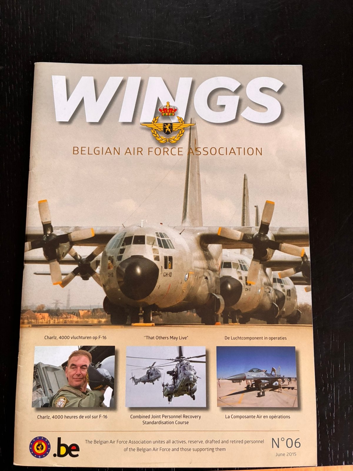 Belgische Luchtmacht magazine Wings nr 6, Collections, Enlèvement, Comme neuf