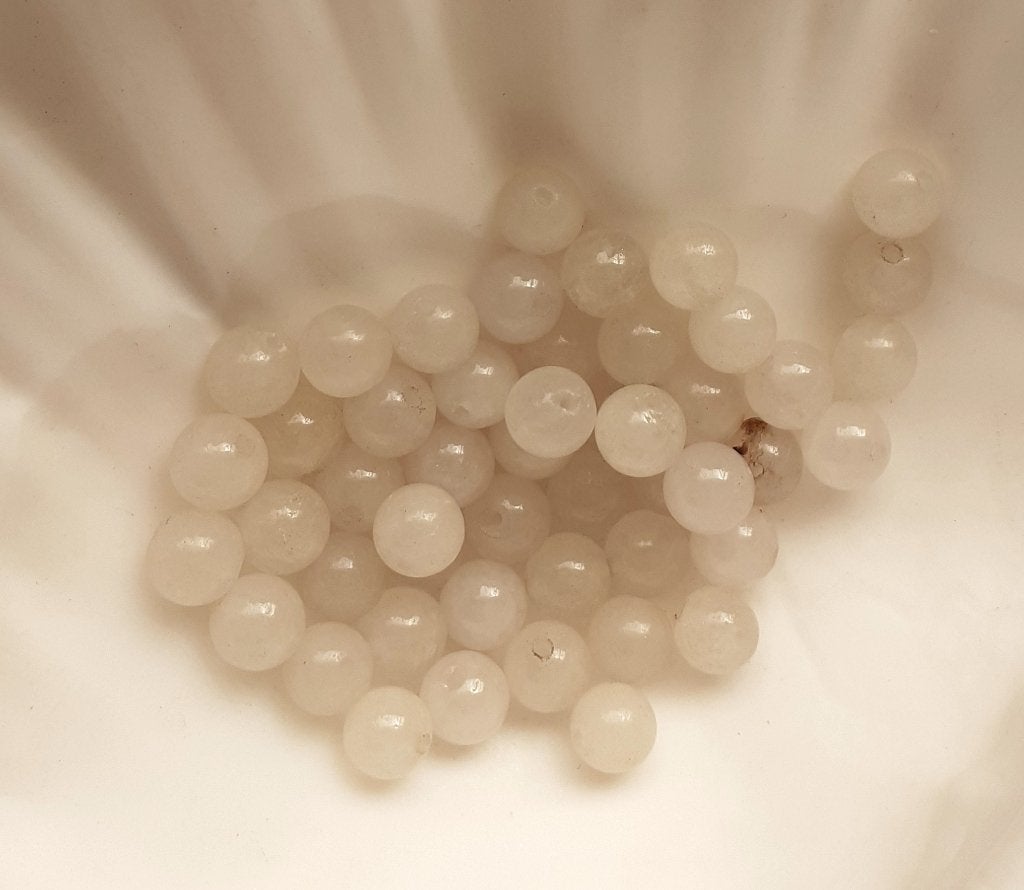 lot kralen kwarts 8mm +- 49, Enlèvement ou Envoi, Neuf, Perle