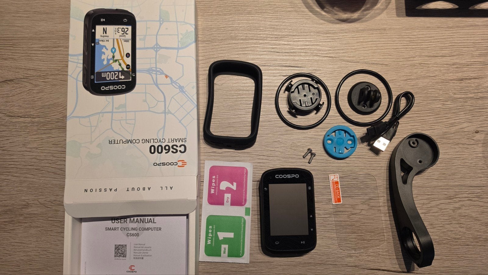 COOSPO CS600 , Vélos & Vélomoteurs, Accessoires vélo | Compteurs de vélo, Neuf, Capteur de cadence, Sans fil, GPS, Capteur de fréquence cardiaque