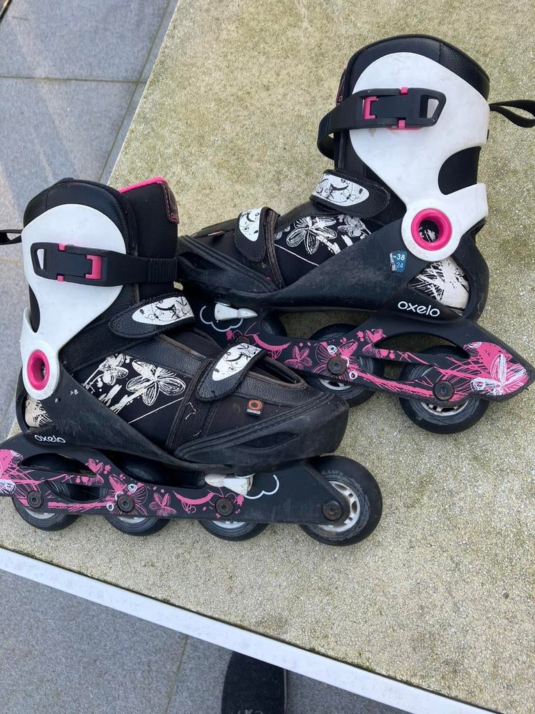 Patins Oxelo taille 36-38, Autres marques, Rollers 4 roues en ligne, Réglable, Enlèvement