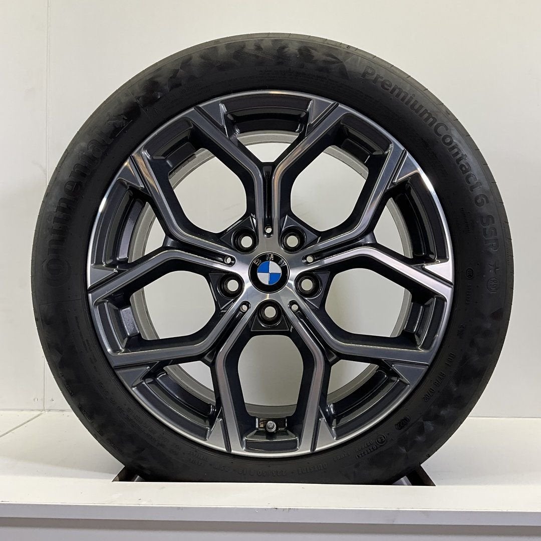 BMW X1 U11 X2 U10 SET VELGEN + ZOMERBANDEN 18 INCH ORIG. 579, Auto-onderdelen, Banden en Velgen, 18 inch, Gebruikt, -, -