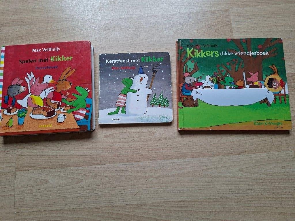 Kikker boekenset (3 stuks) met o.a. puzzelboek (2-5 jaar), Ophalen of Verzenden