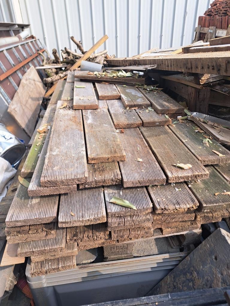 Bankerai / terrasplanken / Hardhout, Tuin en Terras, Ophalen, Hardhout
