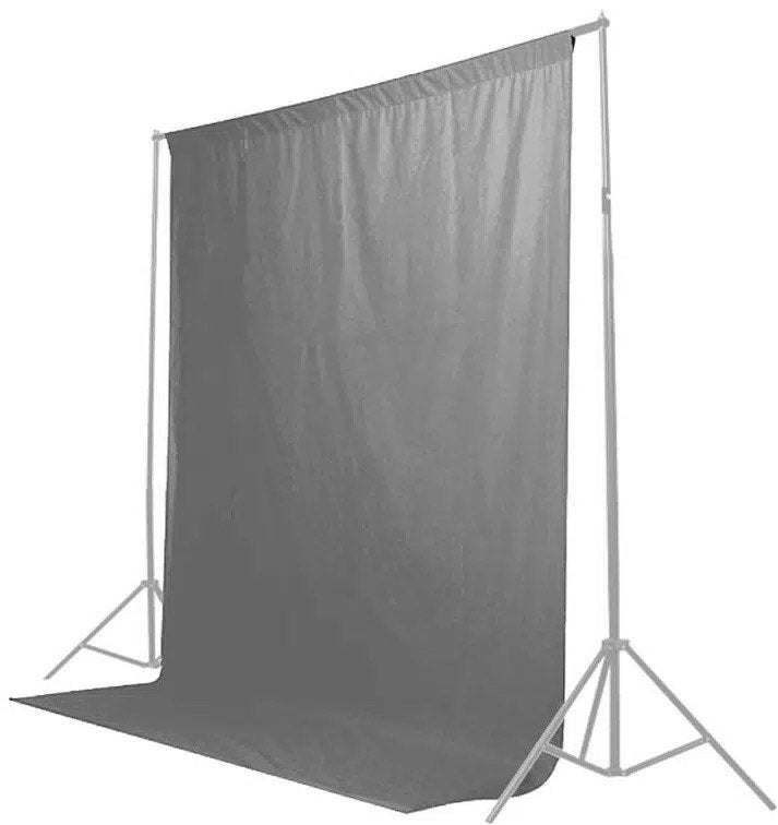 3 Studio Fabric Achtergronden 3m x 6m Trio Zwart Grijs Wit, Ophalen, Gebruikt, Overige merken, Achtergrond