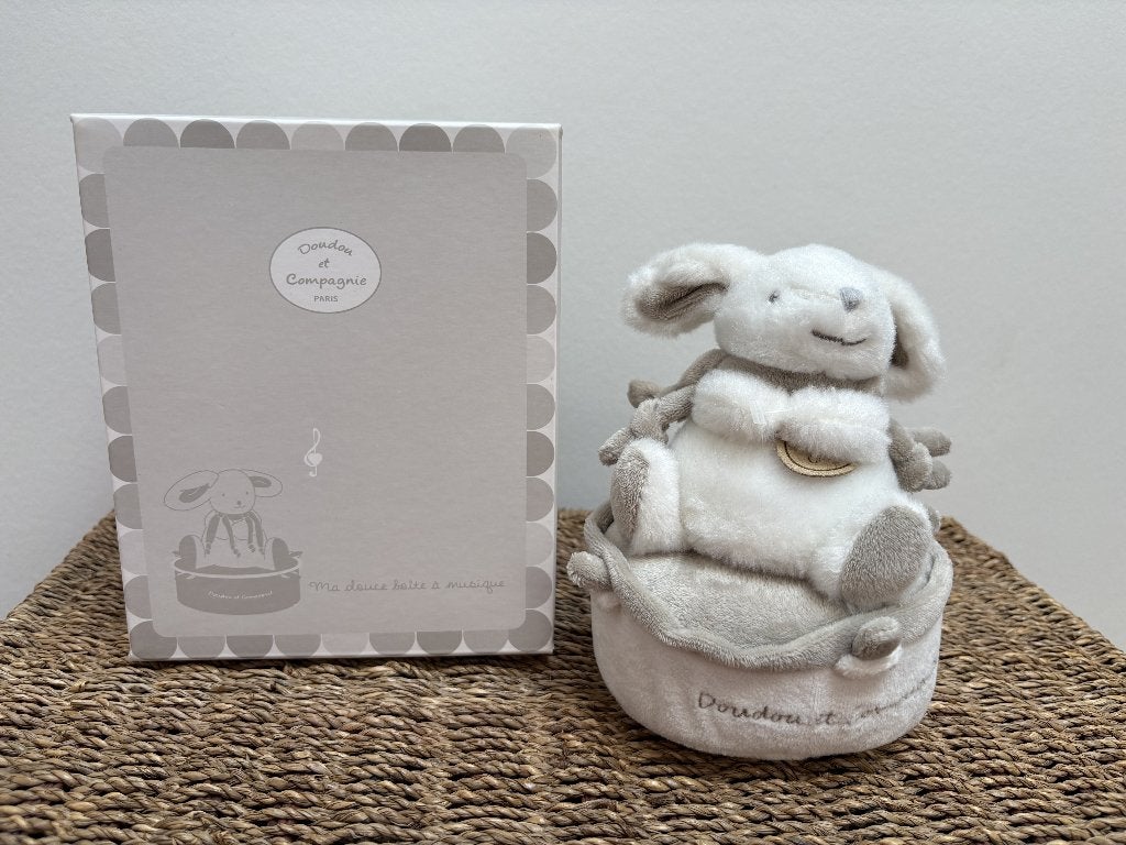 Muziekdoos in pluche - Doudou et compagnie (in pluche), Ophalen, Zo goed als nieuw