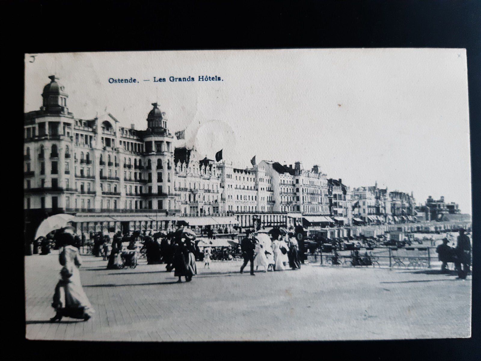 OOSTENDD la digue de zeedijk anno 1910, Ophalen of Verzenden