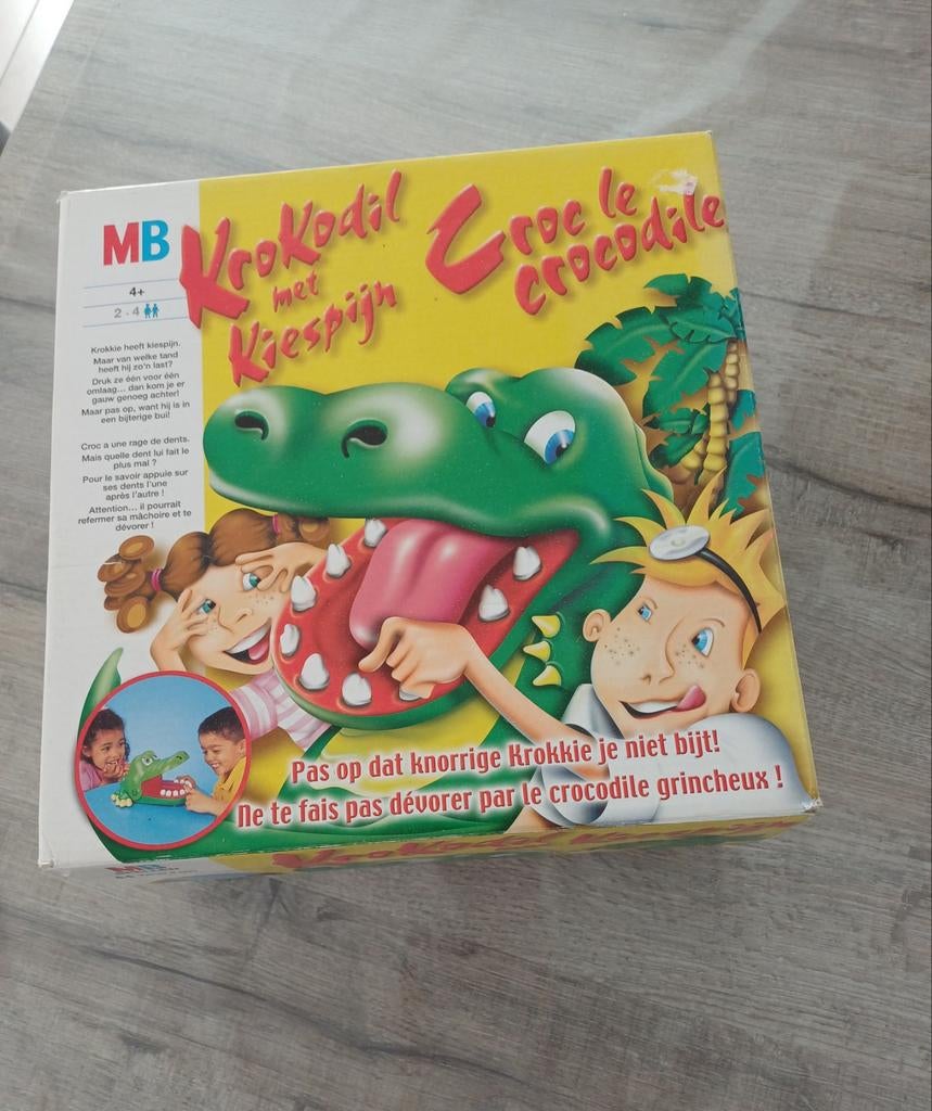 Krokodil met kiespijn, Trois ou quatre joueurs, Enlèvement, Utilisé, MB