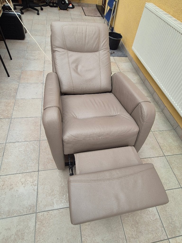 Elektrische relax, Maison & Meubles, Canapés | Salons, Enlèvement, Utilisé, Cuir