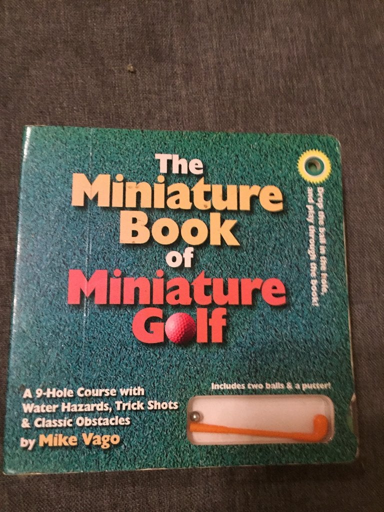 Gezelschapsspel The Miniature book of miniature golf, Cinq joueurs ou plus, Enlèvement ou Envoi, Comme neuf, Overig