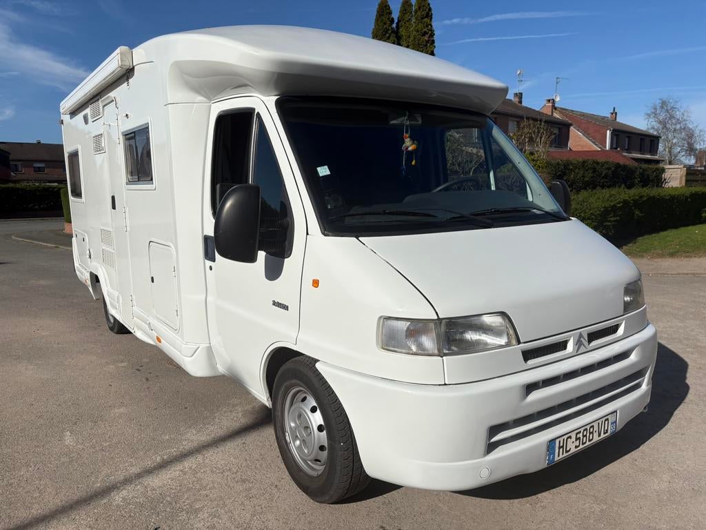 Citroën Jumper 2,8 HDI 127CVChallenger camping cars, Caravanes & Camping, Douche, Challenger, Particulier, Porte-vélos