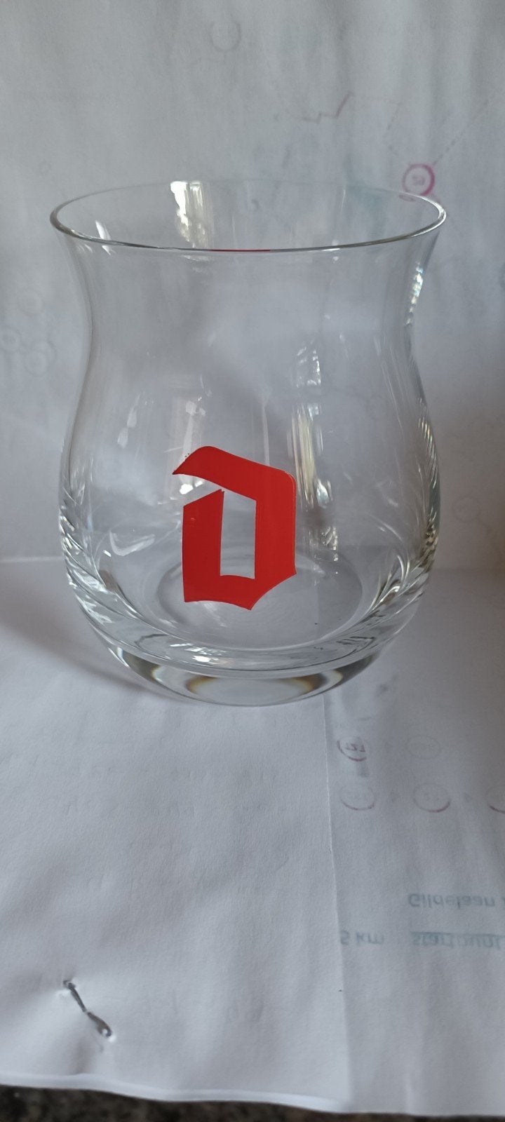 Duvel glas zonder voet, Ophalen of Verzenden, Duvel