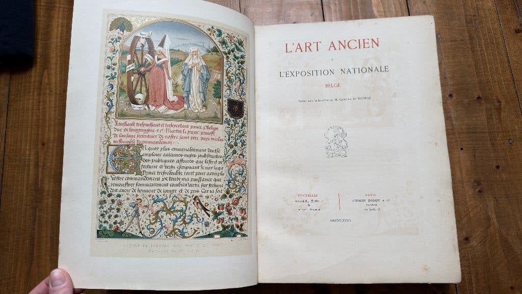 Antiek boek: L'Art Ancien Exposition Nationale Belge 1882, Antiek en Kunst, Ophalen of Verzenden, Camille de Roddaz
