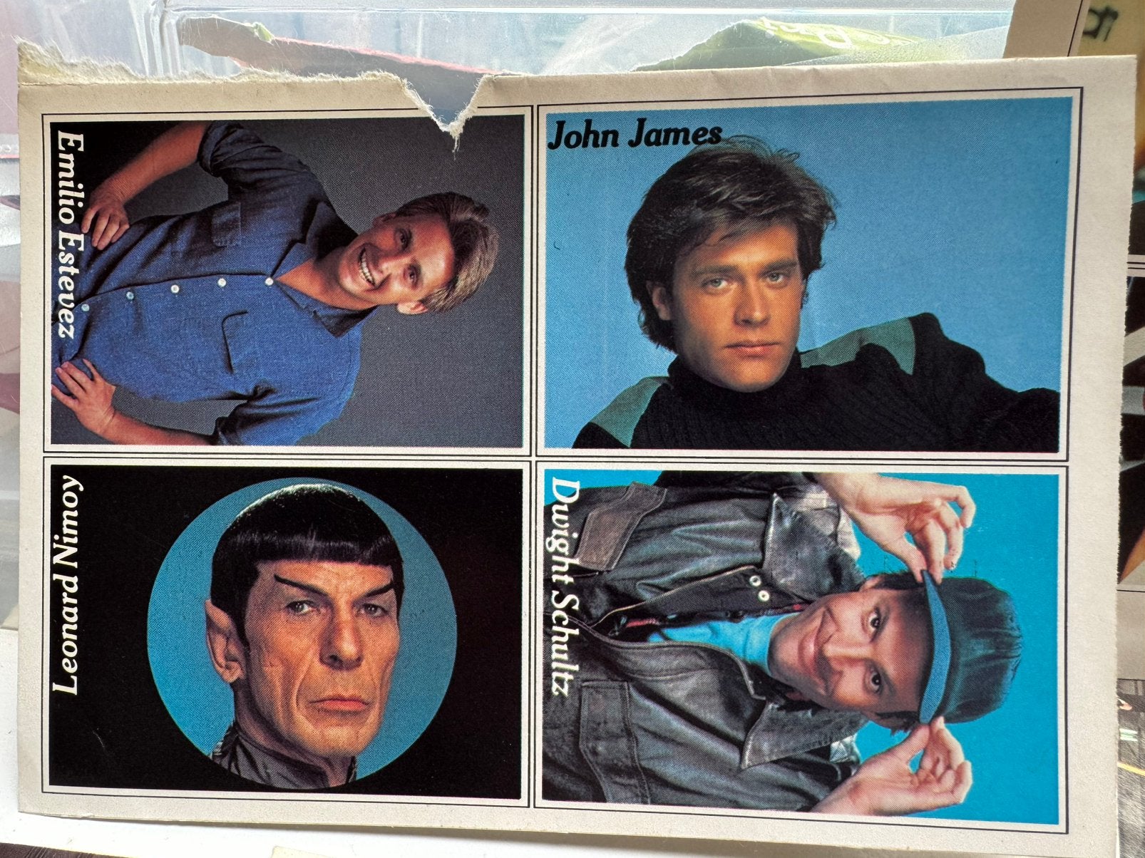 Joepie sticker vel - Leonard Nimoy (Mr. Spock), Collections, Enlèvement ou Envoi, Neuf, Cinéma, Télévision ou Audiovisuel
