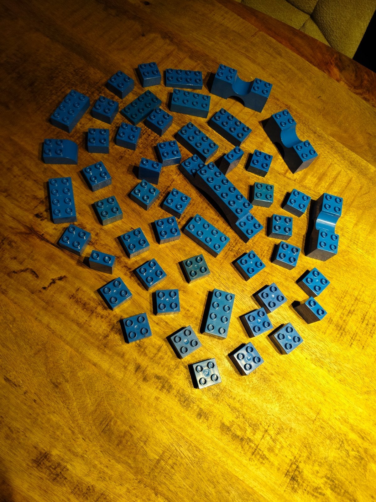 50 lego duplo blokken blauw, Ophalen of Verzenden, Duplo