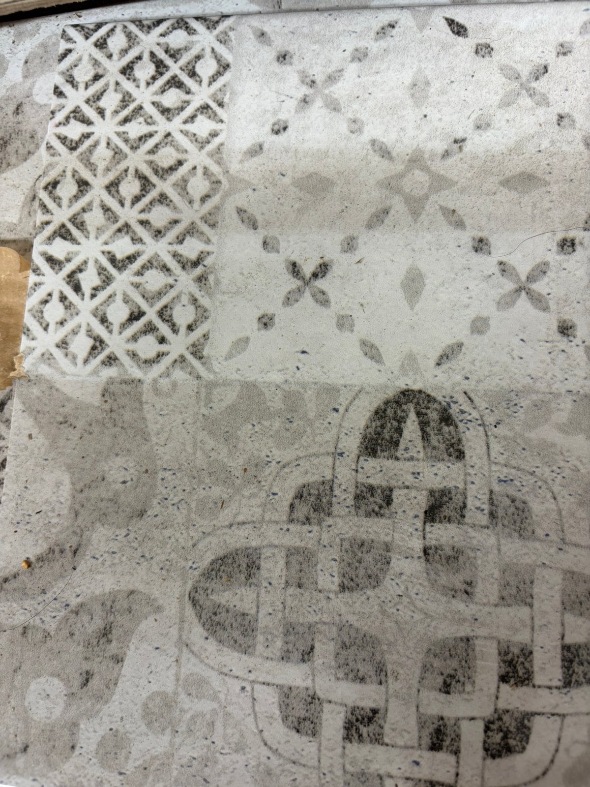 Carrelage effet ciment, Enlèvement, Neuf