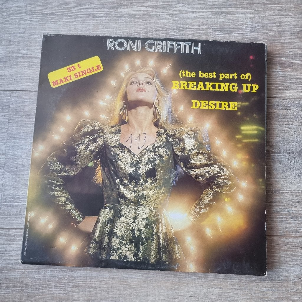12" Roni Griffith – (The Best Part Of) Breakin' Up / Desire, CD & DVD, Vinyles Singles, Enlèvement ou Envoi, Utilisé, 12 pouces